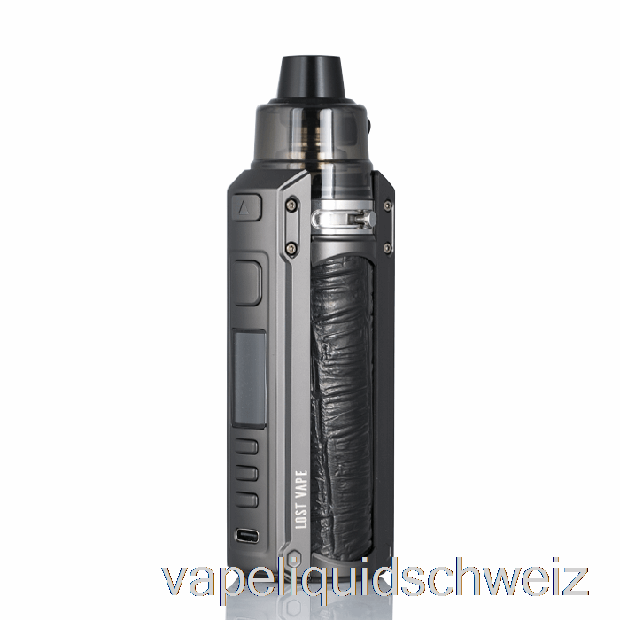 Lost Vape Ursa Quest 100 W Pod Mod Kit Gunmetal / Geprägtes Leder Vape Schweiz